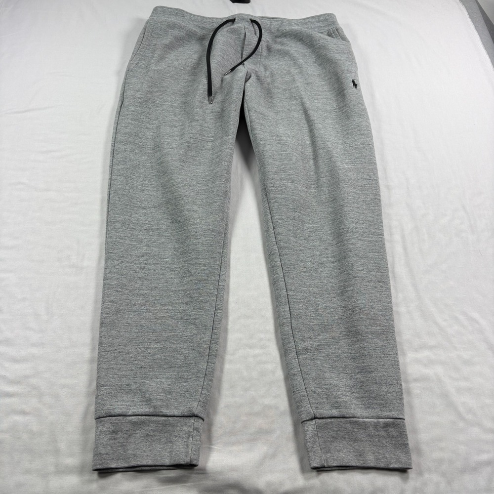 Polo Ralph Lauren Jogger Sweatpants Men XL Gray Stretch Athleisure Lounge Casual